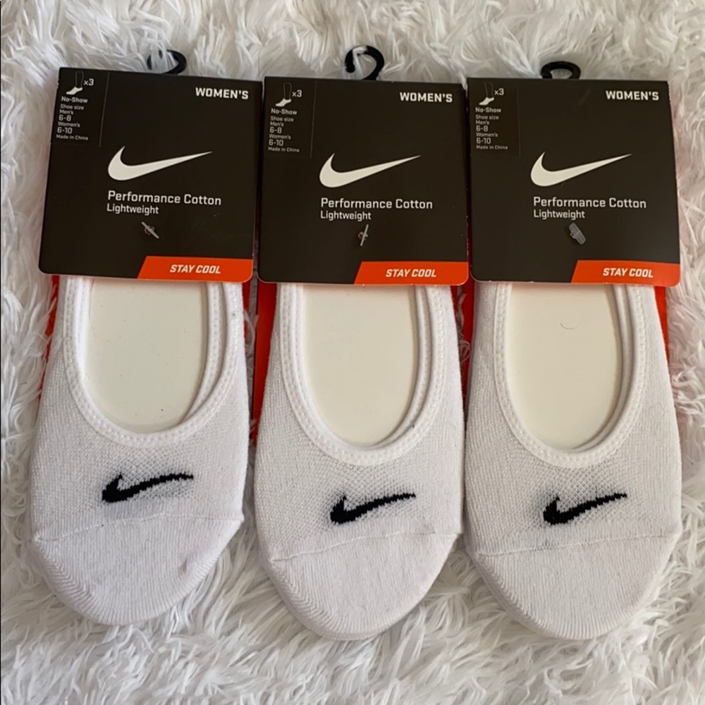 Nike Cotton No-Show Socks (3 packs)